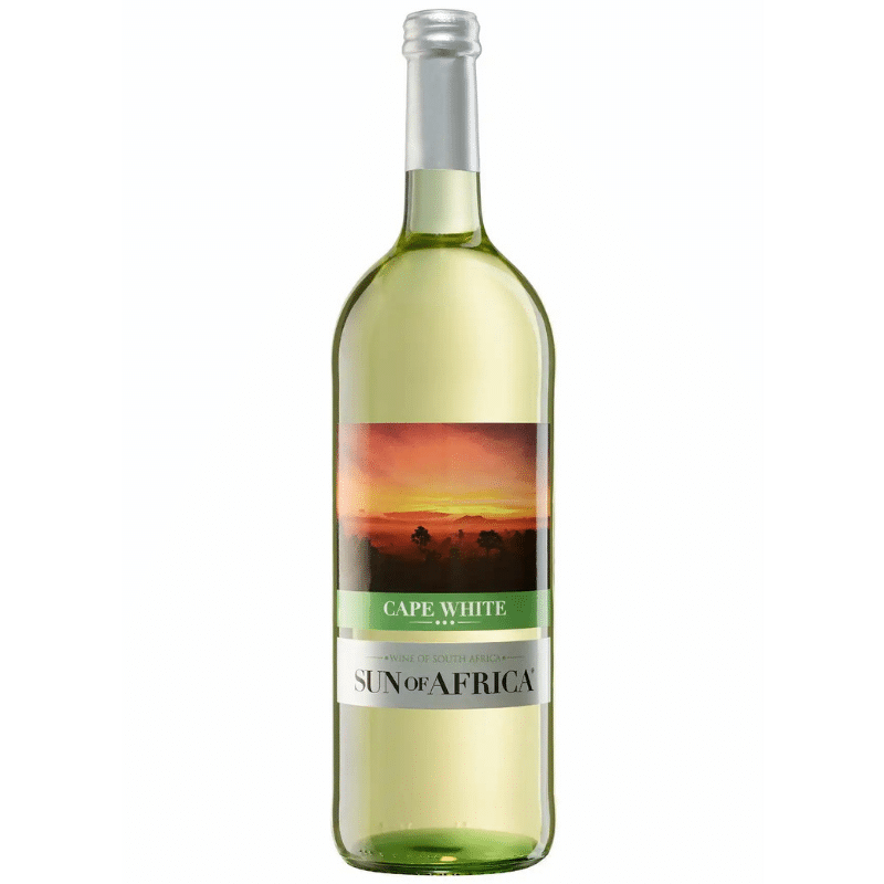 Sun of Africa Hvid Chenin Blanc/Colombard Weißwein (1l) von Sun of Africa bei Araxxon - Hochwertiges griechisches Produkt. Sun of Africa Hvid Chenin Blanc/Colombard Weißwein (1l) από Sun of Africa στο Araxxon - Αυθεντικό ελληνικό προϊόν.